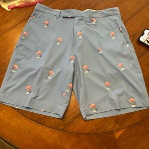 Ralph Lauren Light Blue Flamingo Men's Shorts